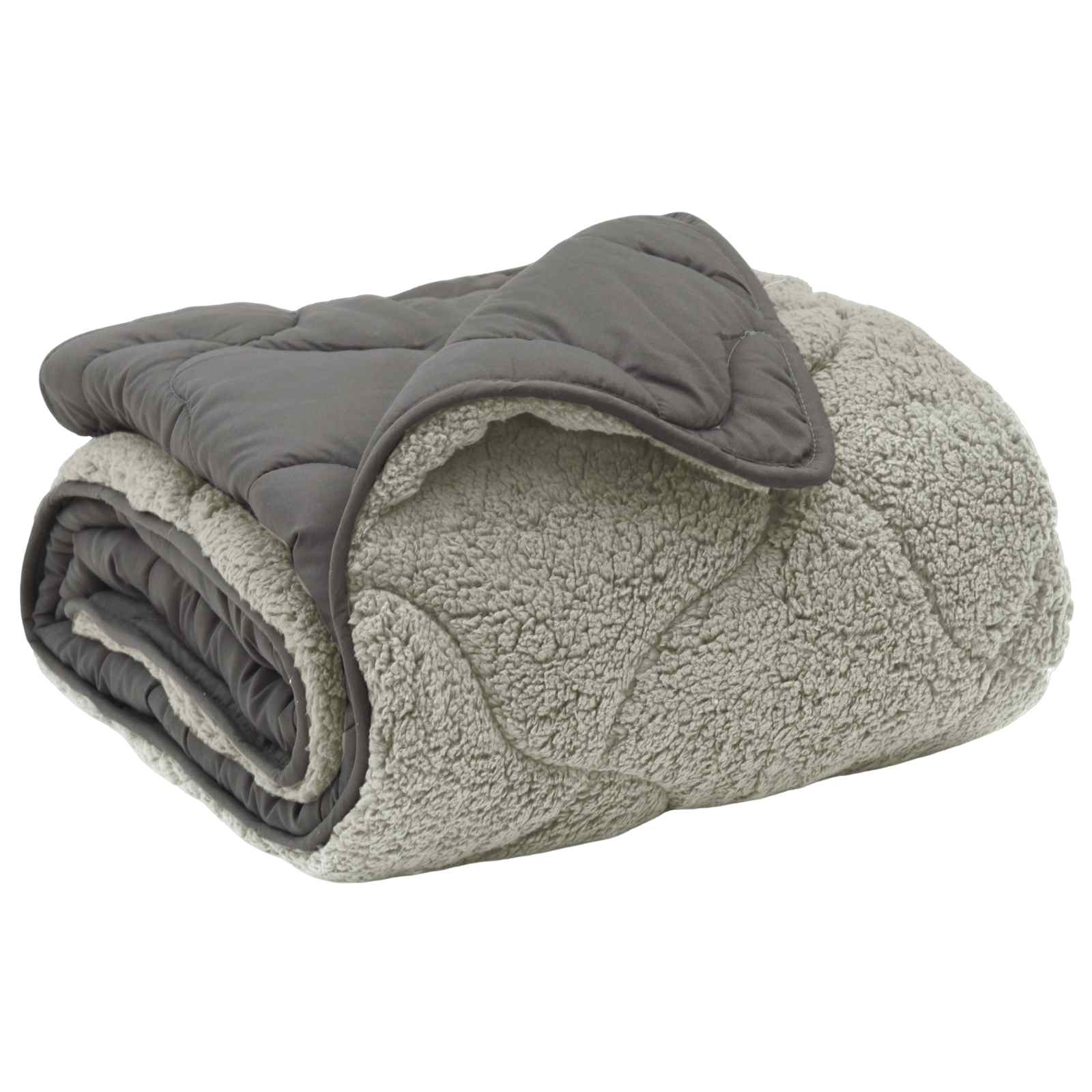 Duvet de ano inteiro colchonete cinzento-claro 200 x 200 cm