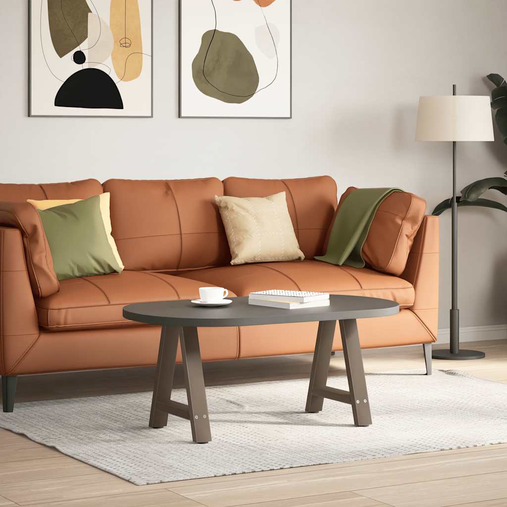 Pés para mesa de centro em formato a, 2 peças, 50x (42-43) cm, aço
