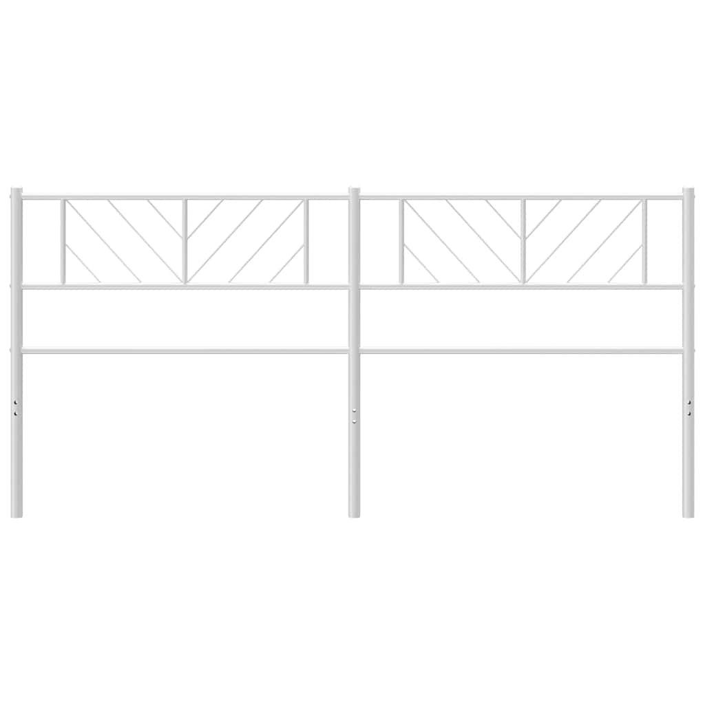 Cabeceira de substituição 200 cm metal branco
