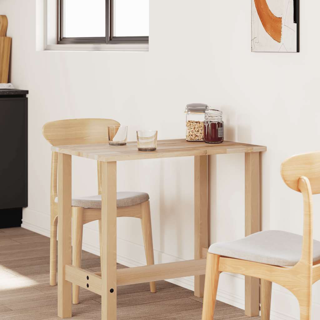 Tampo de mesa retangular 80x60x2 cm madeira de acácia maciça