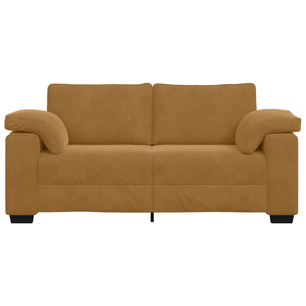 Sofá-luvas 180x77x82 cm veludo castanho