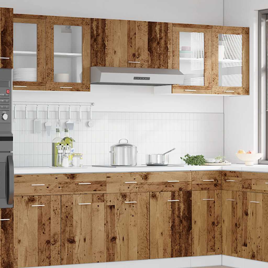 Armário de parede para cozinha com porta de vidro “lyon”
