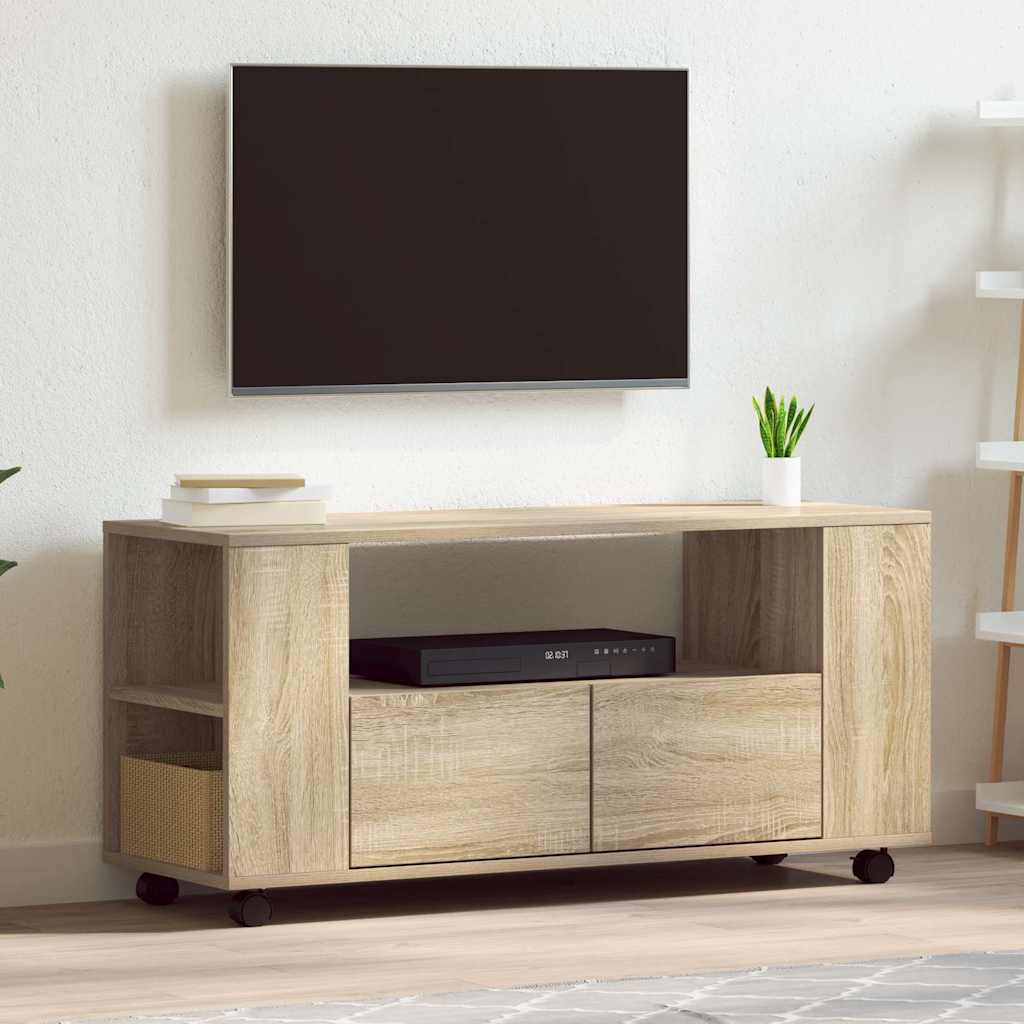Móvel de TV 102x34,5x43 cm derivados de madeira carvalho sonoma