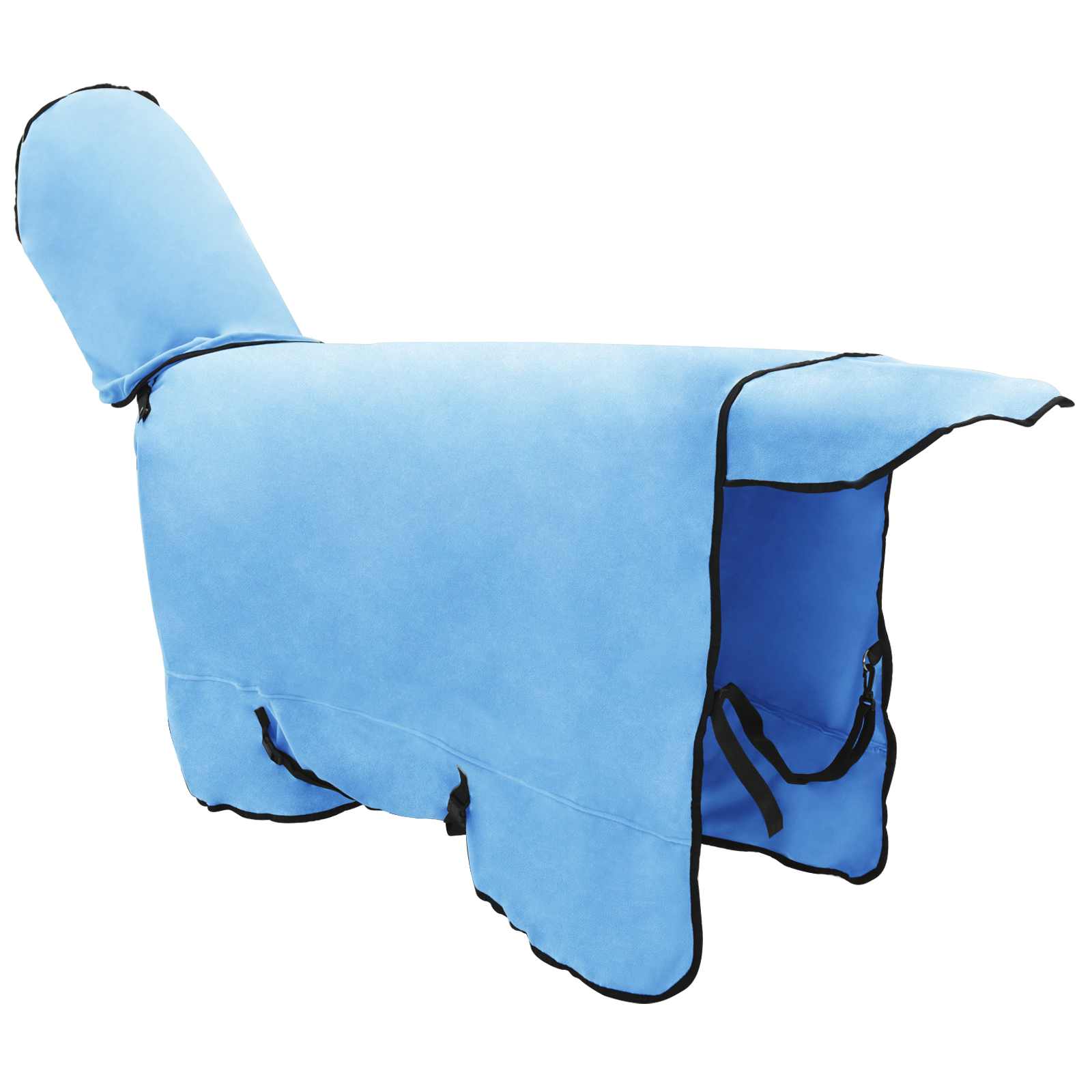 Cobertor de cavalo aqua completo 145 cm poliéster
