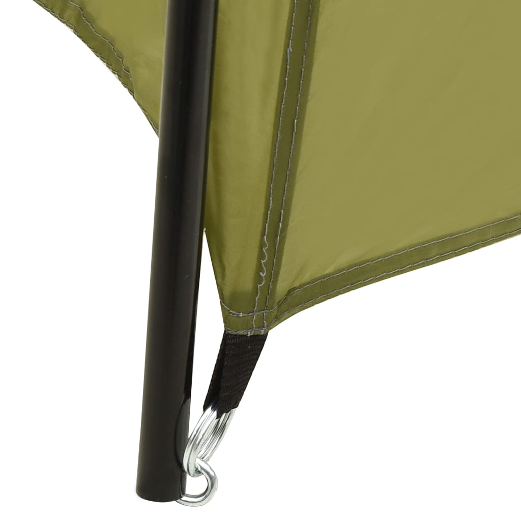 Tenda para piscina 660x580x250 cm tecido verde