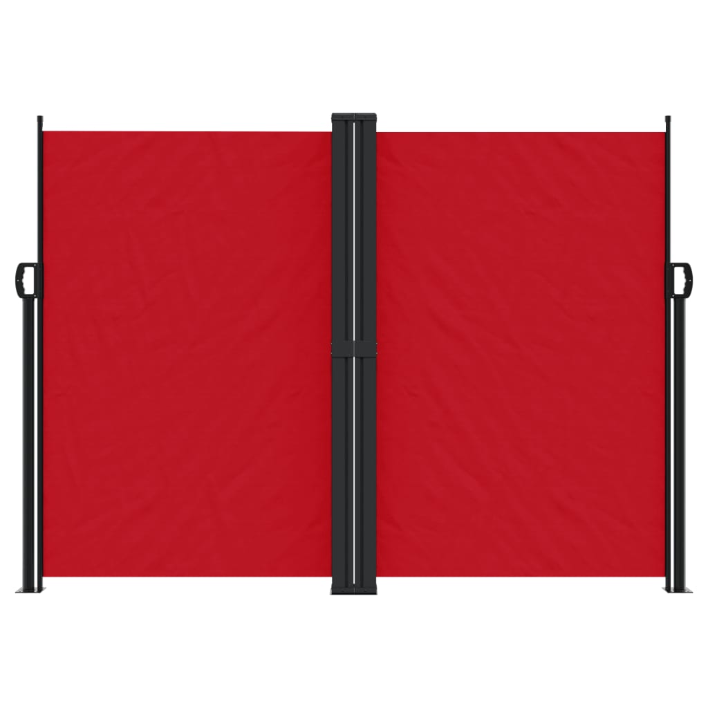 Toldo lateral retrátil 180x1000 cm vermelho