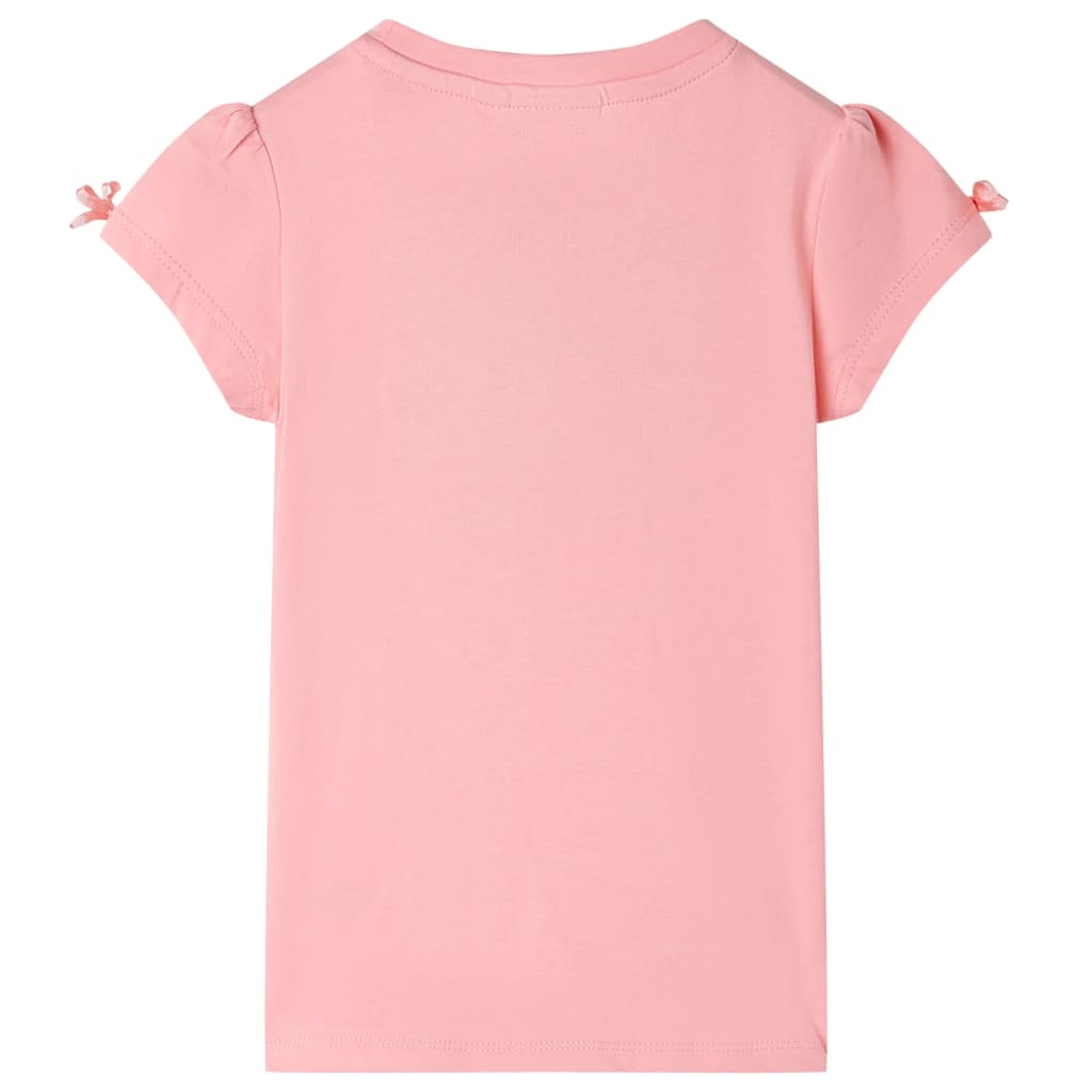 T-shirt de criança rosa 104