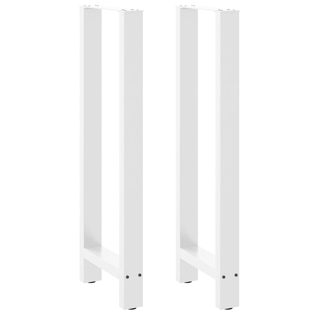 Pés para mesa de bar , brancos, 2 peças, 40x (110-111) cm, aço