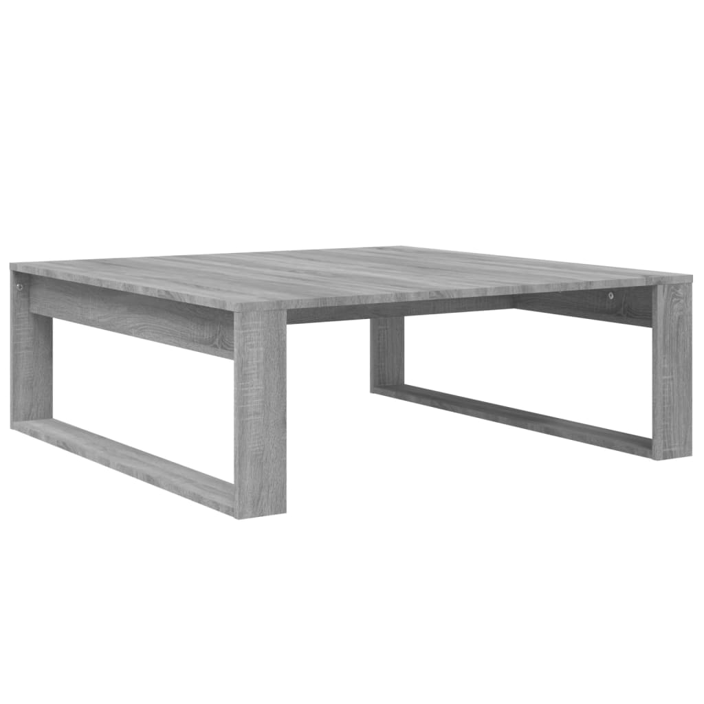 Mesa de centro 100x100x35 cm derivados de madeira cinza sonoma