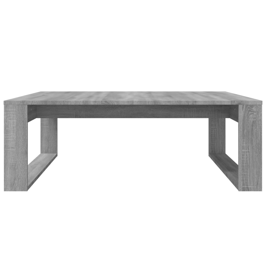 Mesa de centro 100x100x35 cm derivados de madeira cinza sonoma
