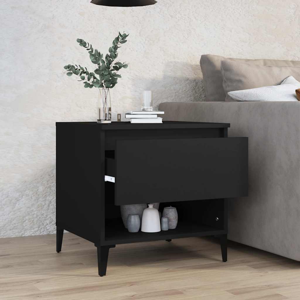 Mesa de apoio 50x46x50 derivados de madeira preto