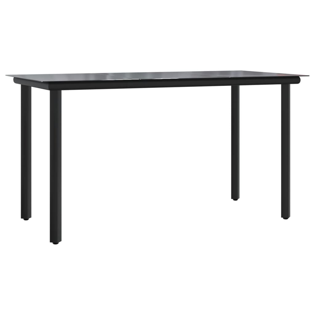 7 Pcs conjunto de jantar p/ jardim com almofadões vime PE bege