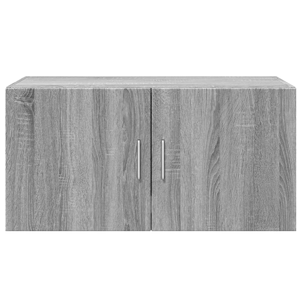 Armário parede 80x42,5x40 cm derivados de madeira cinza sonoma