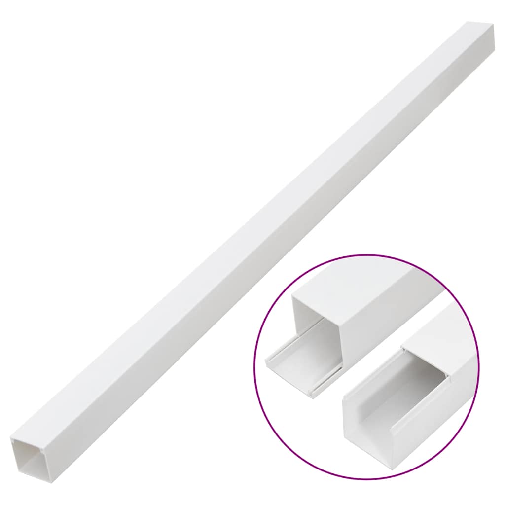 Calhas para cabos 33x33 mm 30 m PVC