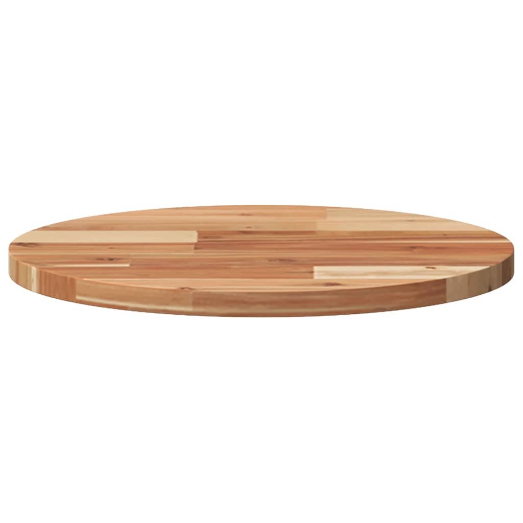 Tampo de mesa redondo ø40x2 cm madeira de acácia maciça