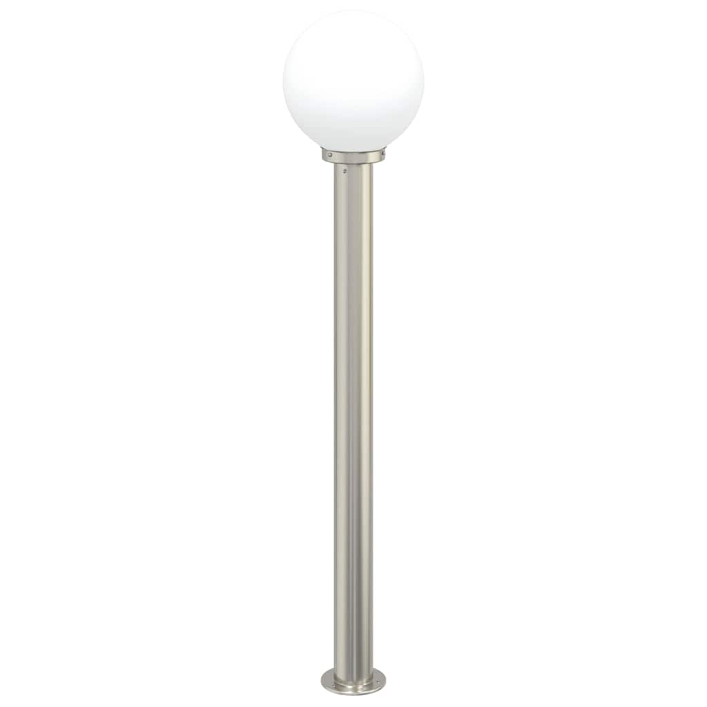Luminárias de balizador, 3 peças, 120 cm, aço inoxidável, IP44