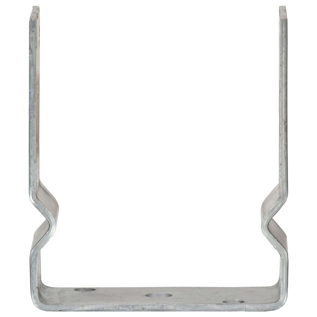 Âncoras de vedação 6 pcs 12x6x15 cm aço galvanizado prateado