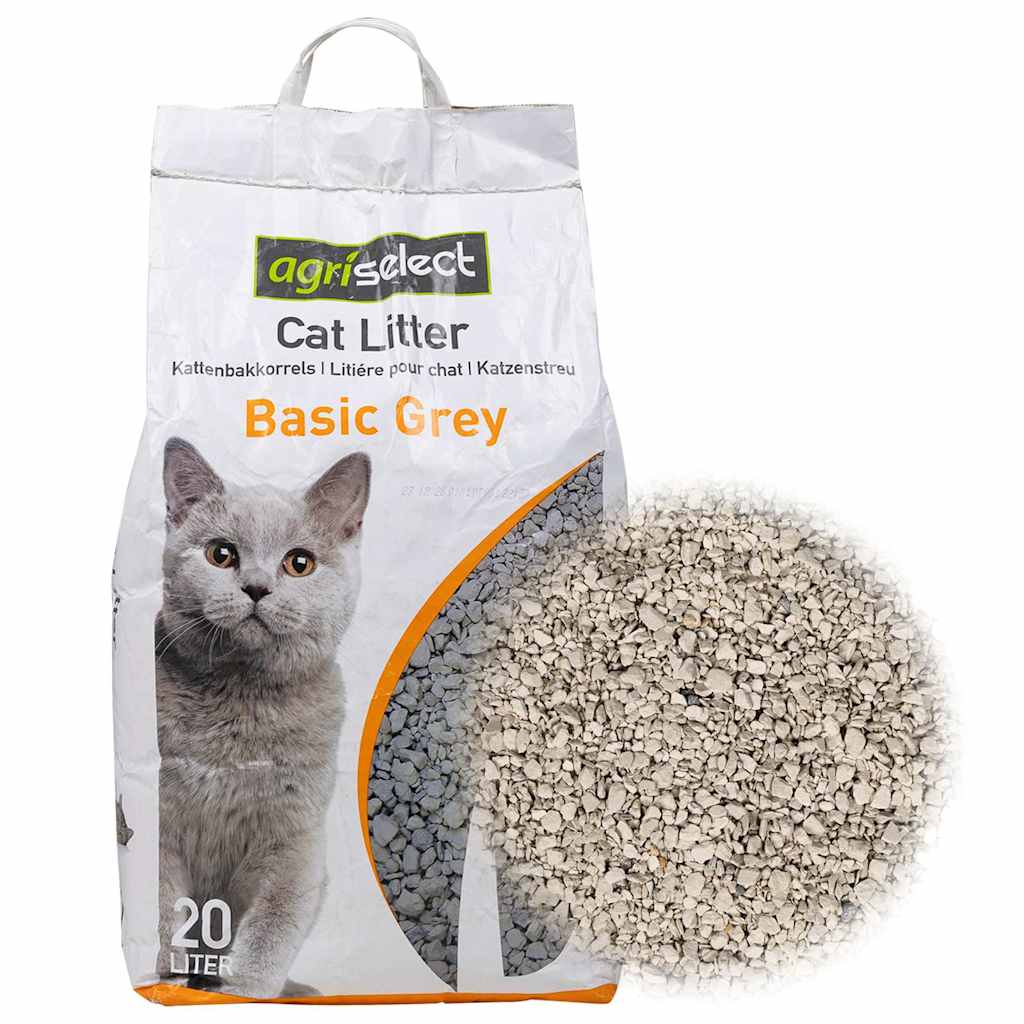 Areia para gato com fragrância de pó para bebé bentonite 20l