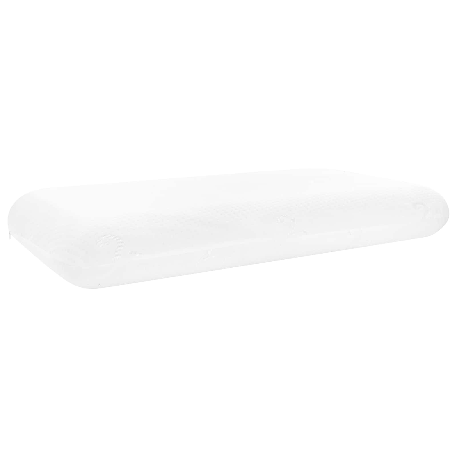 Travesseiro para dormir liso branco 74 x 39 x 13 cm
