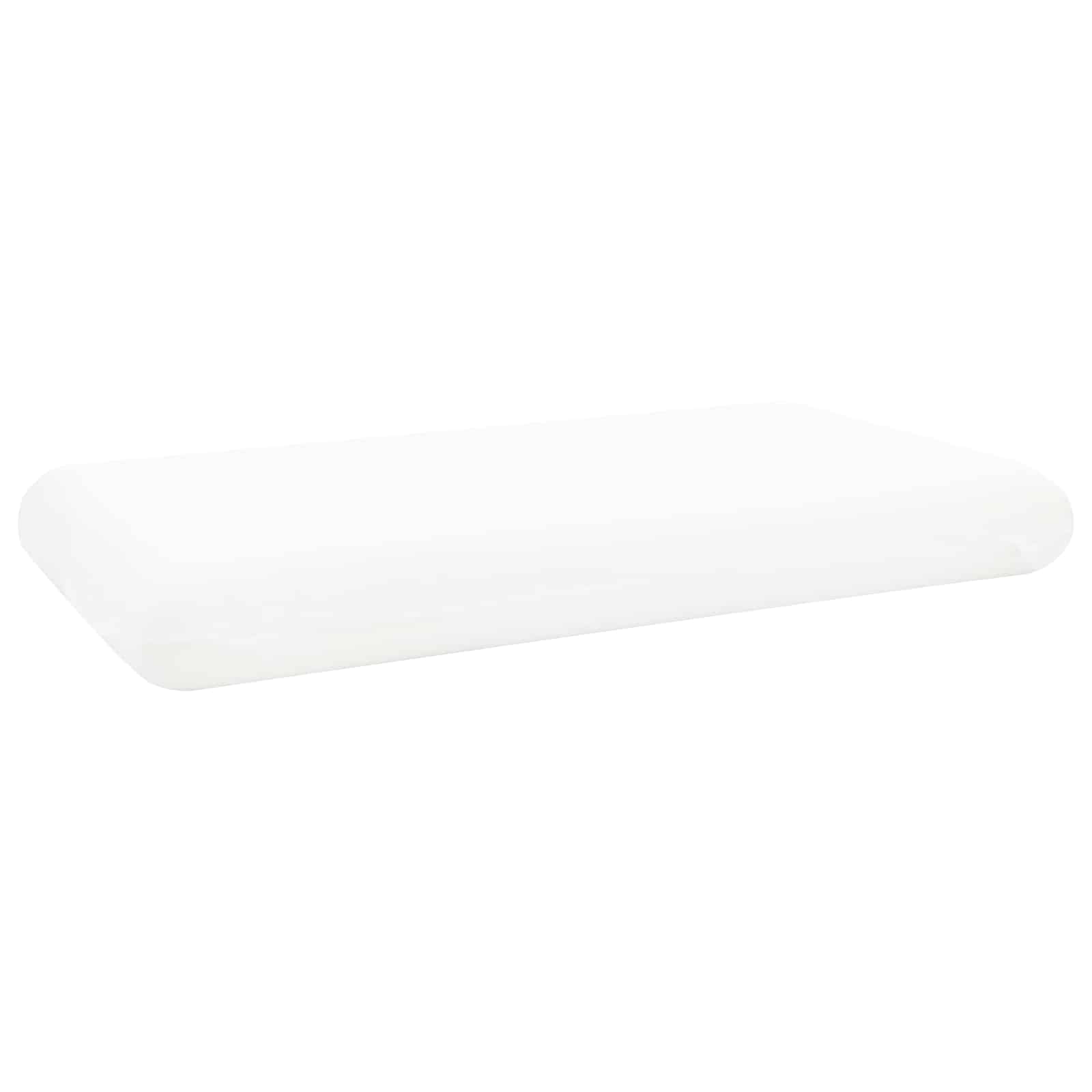 Travesseiro para dormir liso branco 74 x 39 x 13 cm
