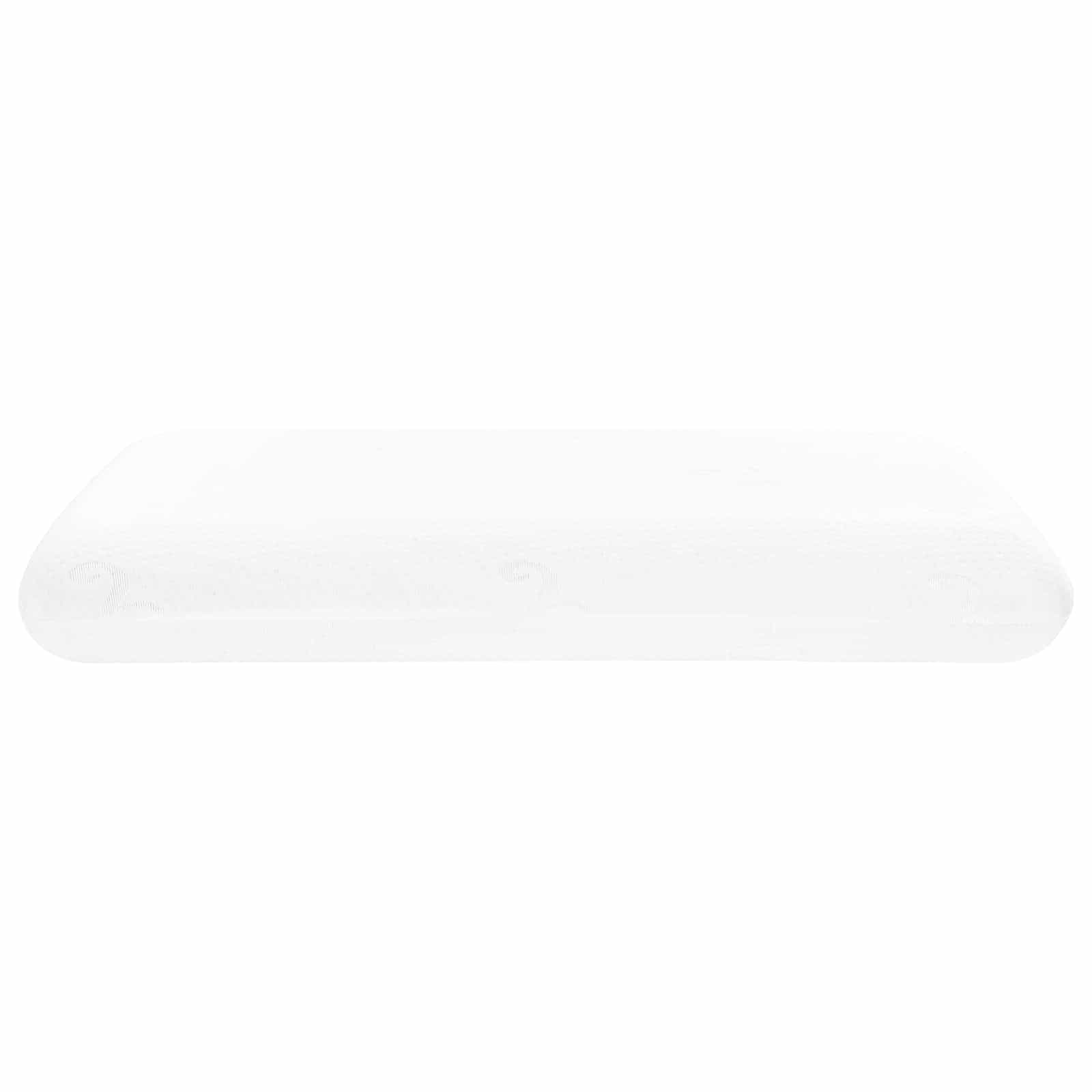 Travesseiro para dormir liso branco 74 x 39 x 13 cm
