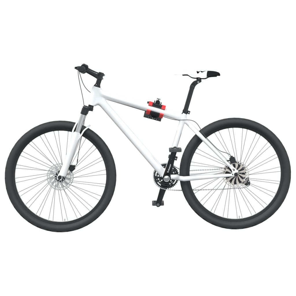Suporte p/ reparar bicicletas de parede aço vermelho/azul