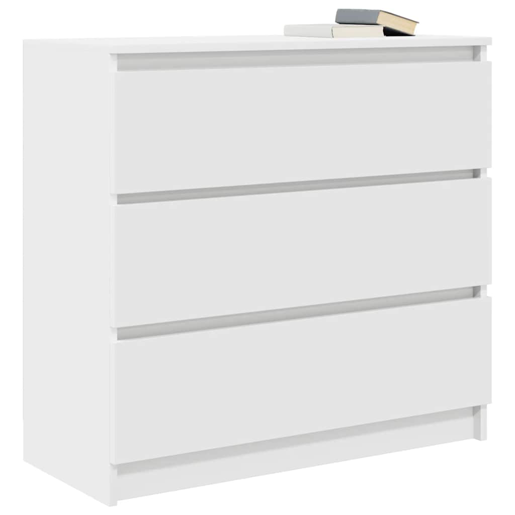 Aparador 80x35x76 cm derivados de madeira branco