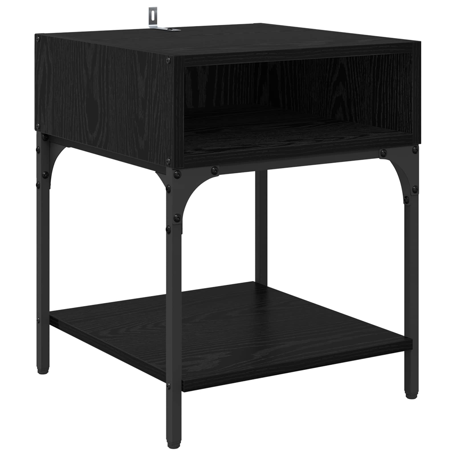 Mesa-de-cabeceira carvalho preto 40 x 40 x 50 cm