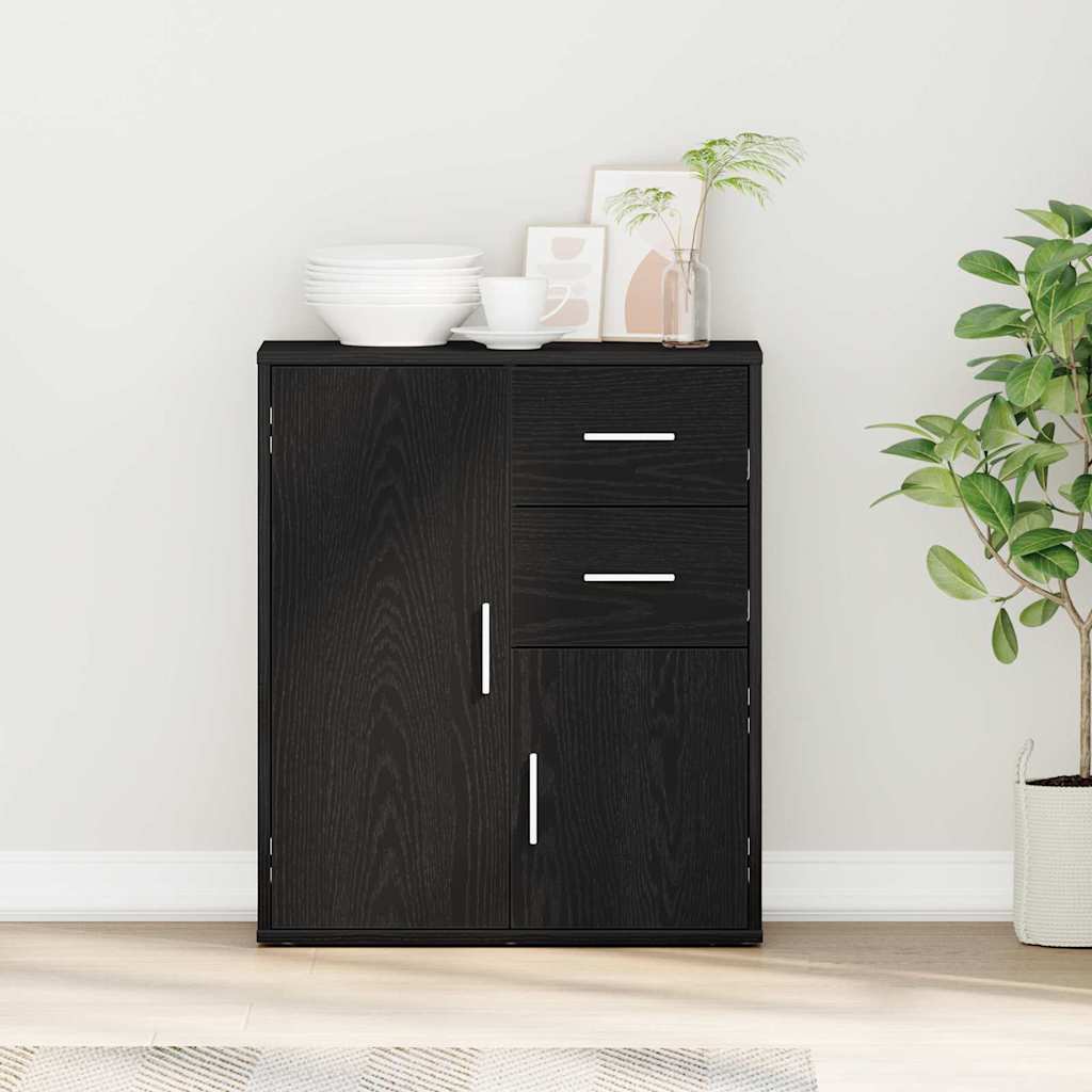 Buffet carvalho preto 60 x 31 x 70 cm derivados de madeira