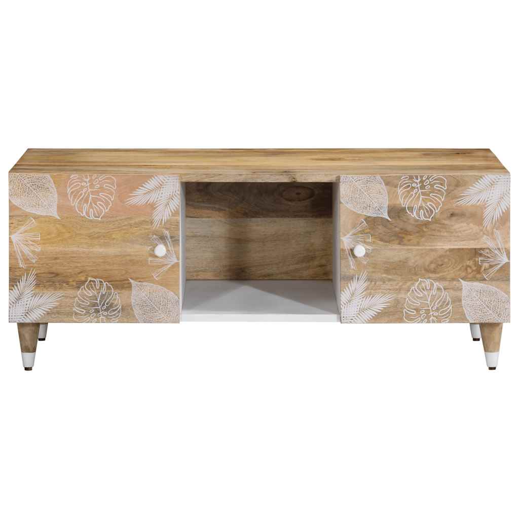 Mesa de centro 100x54x40 cm madeira de mangueira maciça