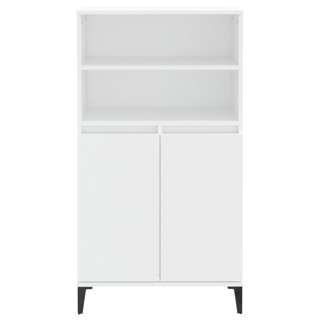 Aparador alto 60x36x110 cm derivados de madeira branco