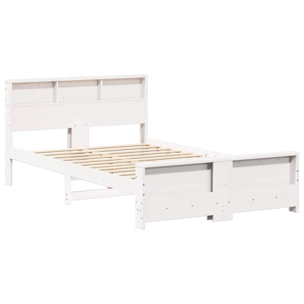 Estrutura da cama branco 135 x 190 cm madeira processada