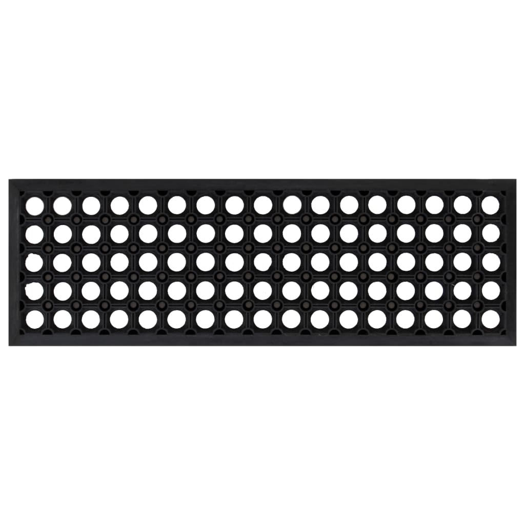 Tapetes de escada 5 pcs 25x75 cm borracha