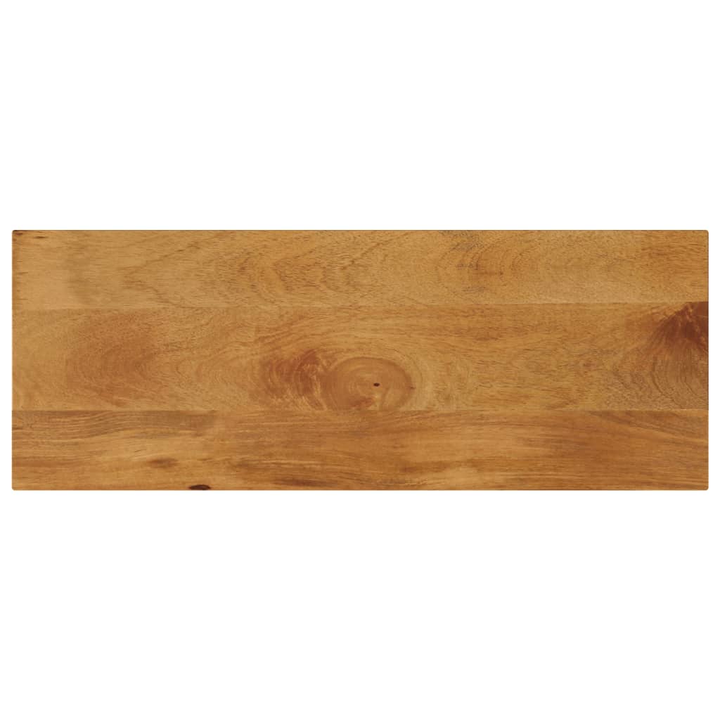 Tampo de mesa retangular 80x20x2,5 cm mangueira maciça