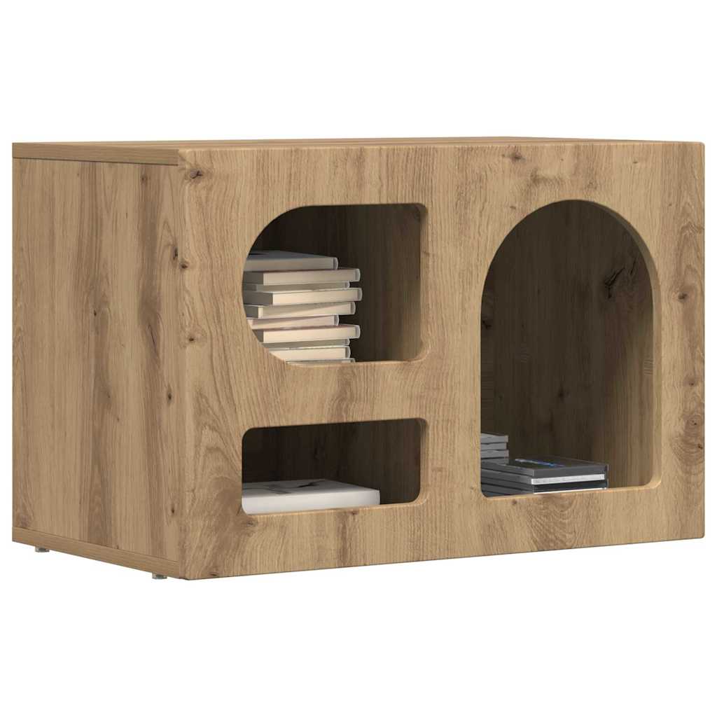 Gabinete para TV elst 60 x 35 x 40 cm carvalho artesanal