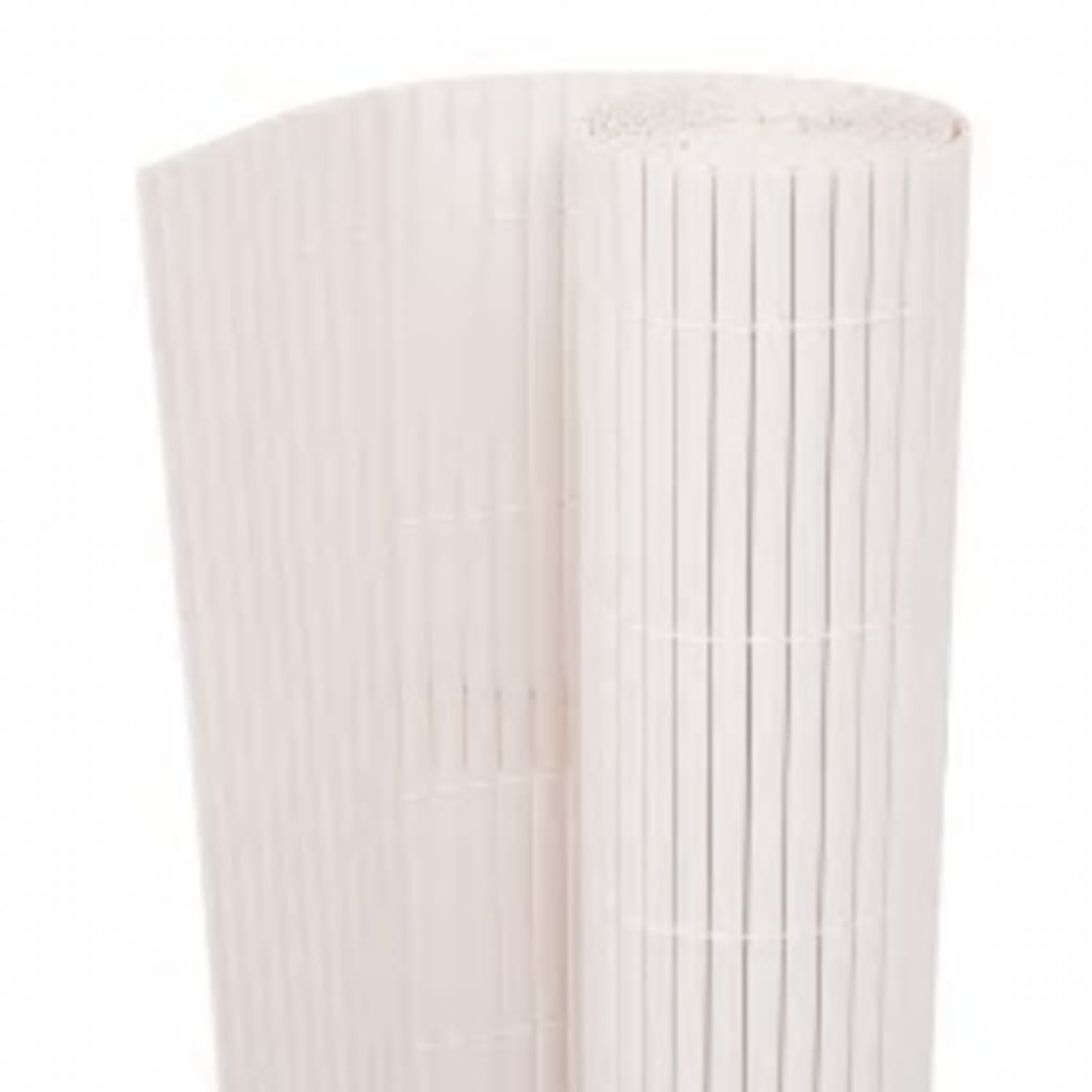 Cerca de jardim dupla face 110x400 cm branco
