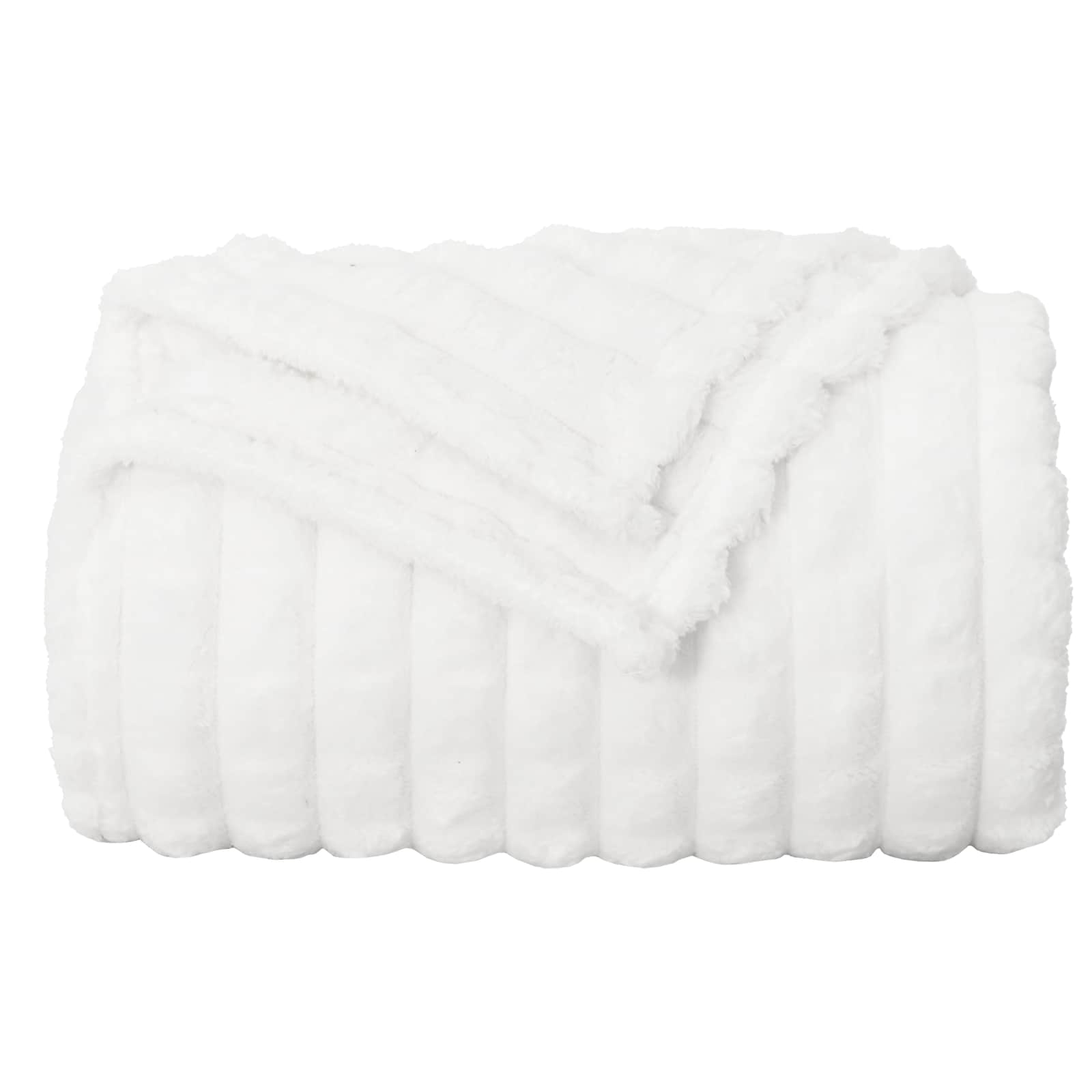Cobertor branco 240 x 220 cm lã