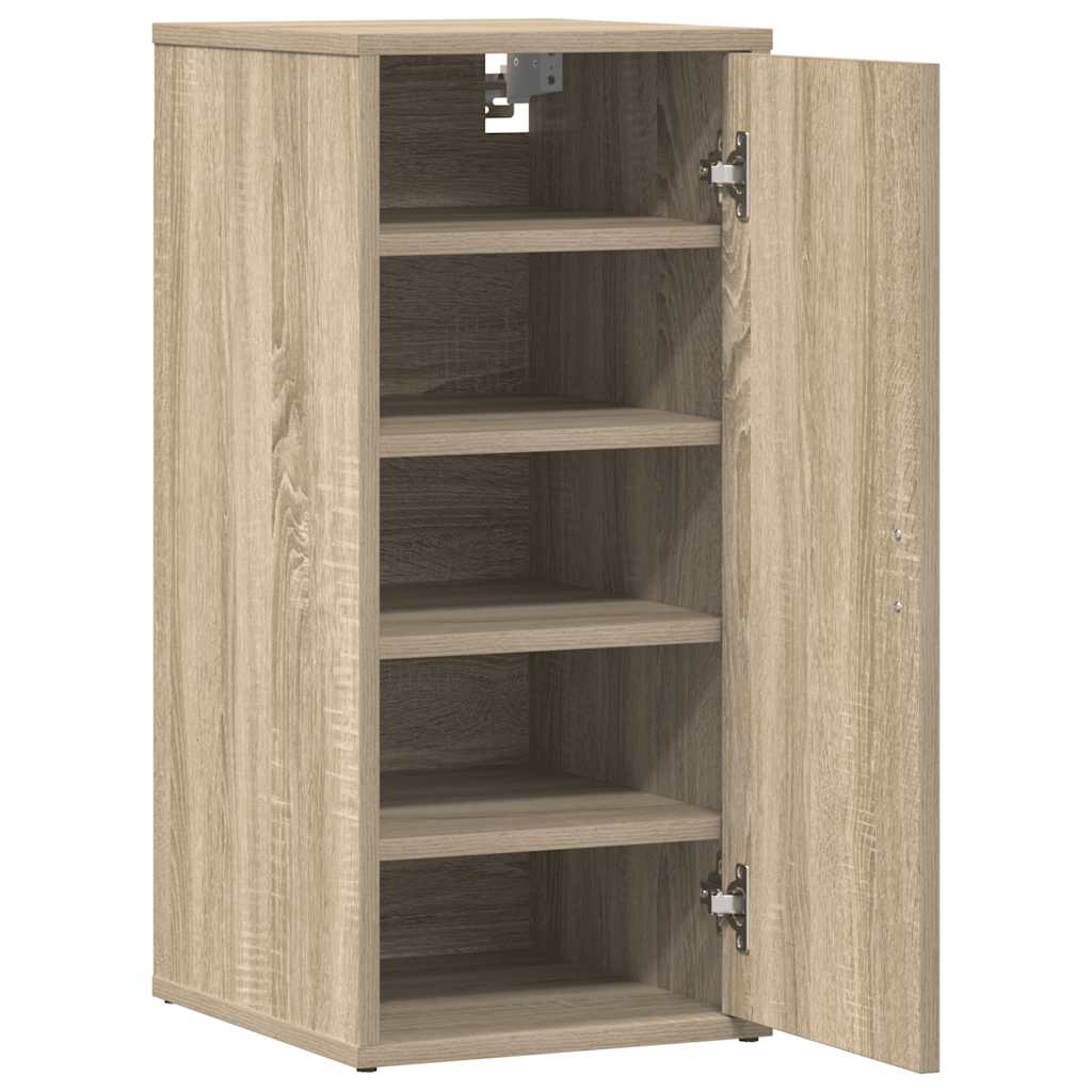 Sapateiras 2 pcs 32x35x70 cm contraplacado cor carvalho sonoma