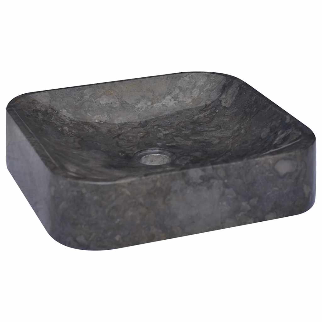Lavatório 40x40x10 cm mármore preto