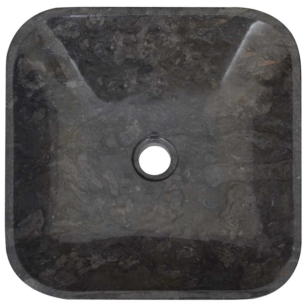 Lavatório 40x40x10 cm mármore preto