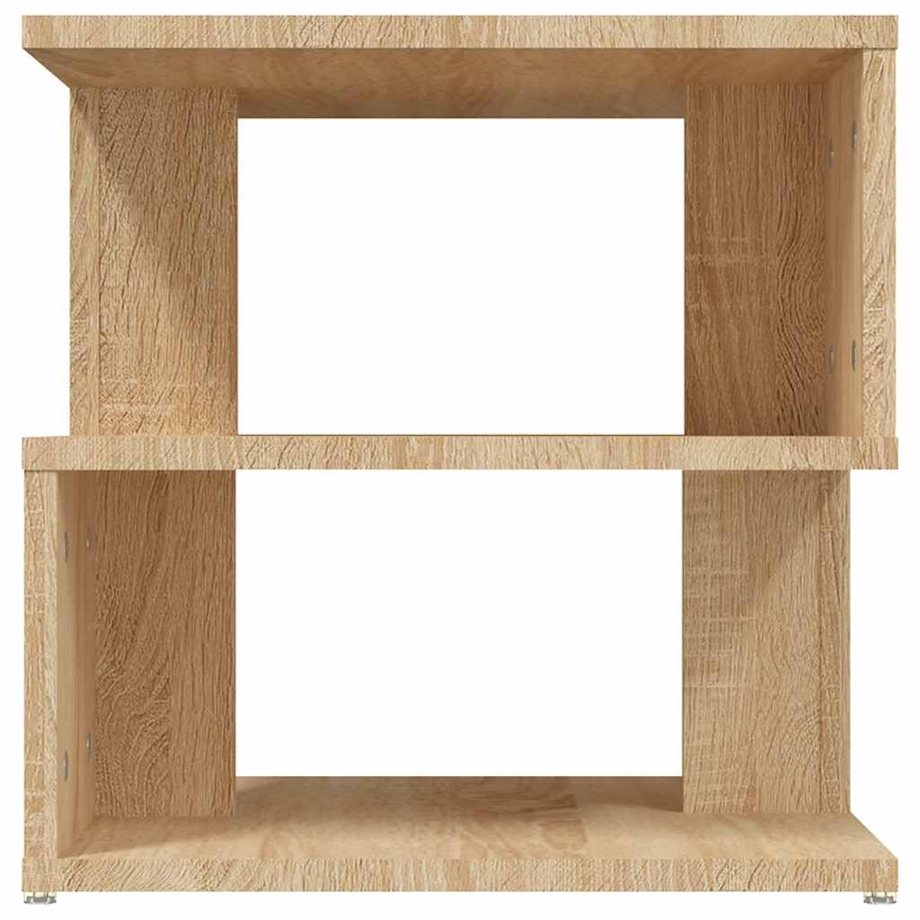 Mesa de apoio 40x40x40 cm contraplacado cor carvalho sonoma