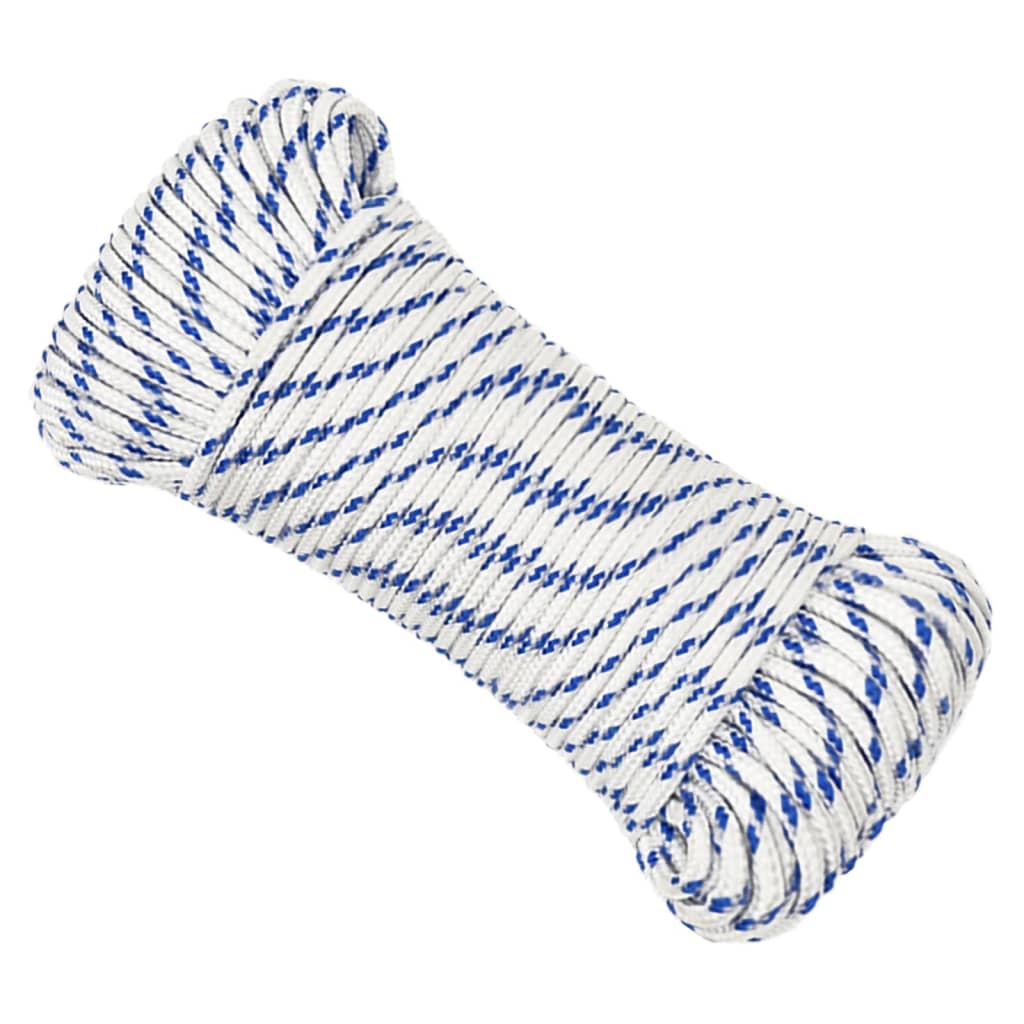Corda de barco 5 mm 100 m polipropileno branco
