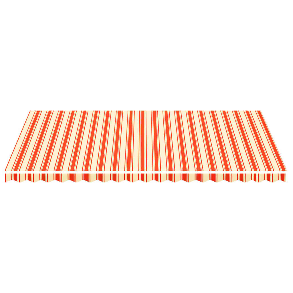 Tecido de substituição para toldo amarelo e laranja 500x300 cm poliéster