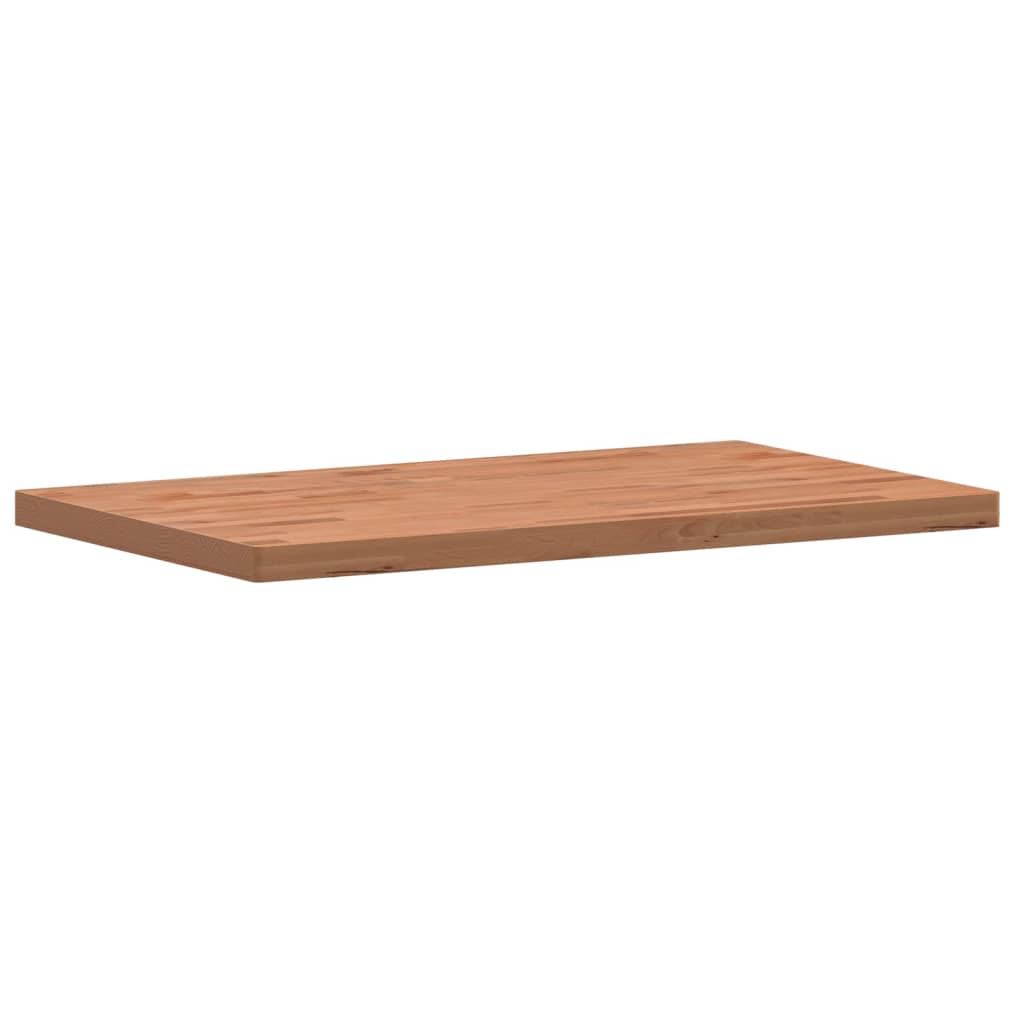 Bancada para casa de banho 100x60x4 cm madeira de faia maciça