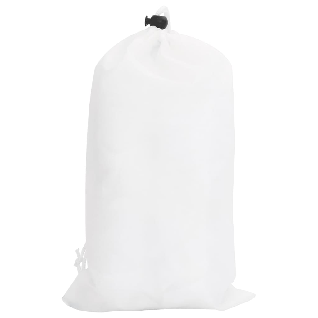 Rede de camuflagem com saco de arrumação 721x294 cm branco