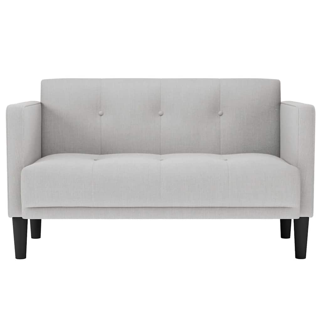 Sofá-luvas 111 cm tecido cinzento nublado