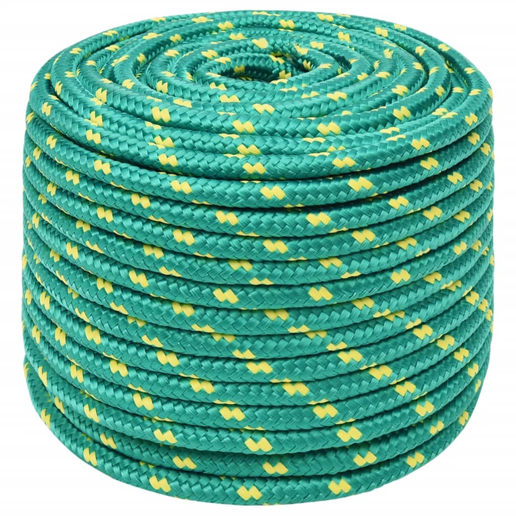 Corda de barco 14 mm 250 m polipropileno verde