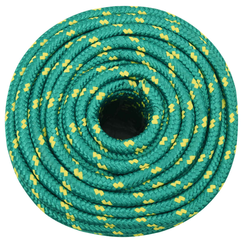 Corda de barco 14 mm 250 m polipropileno verde