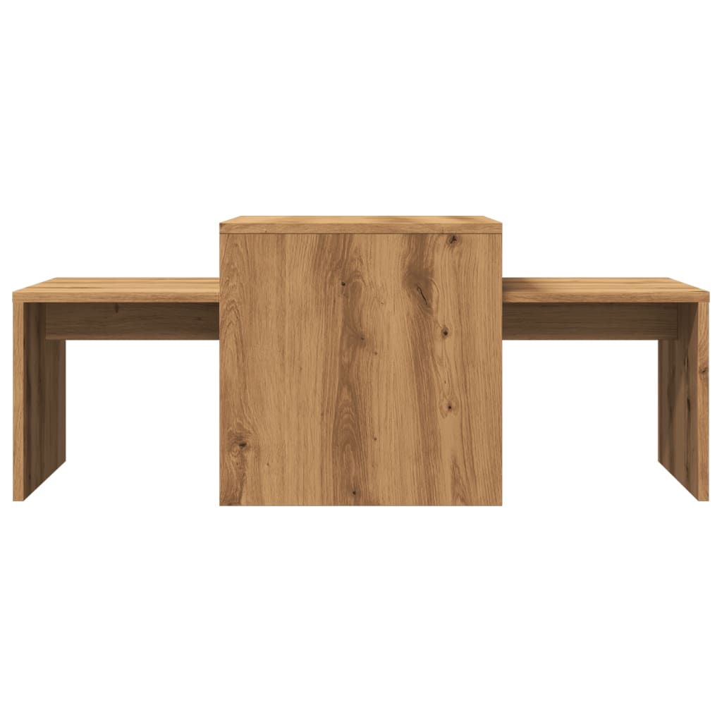 Mesa de centro 100x48x40 cm deriv. madeira carvalho artisiano
