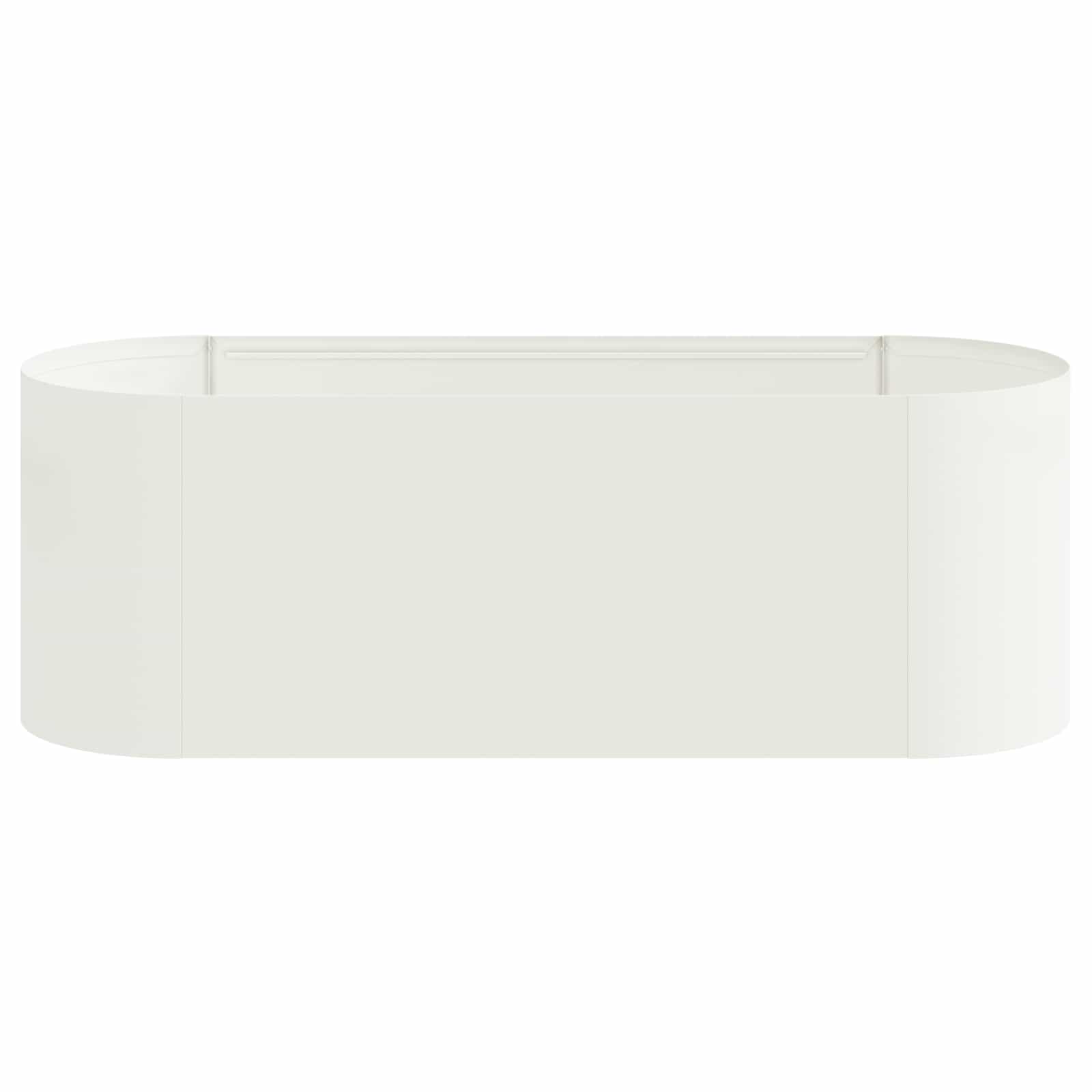 Cama de jardim elevada branco 120 x 40 x 40 cm